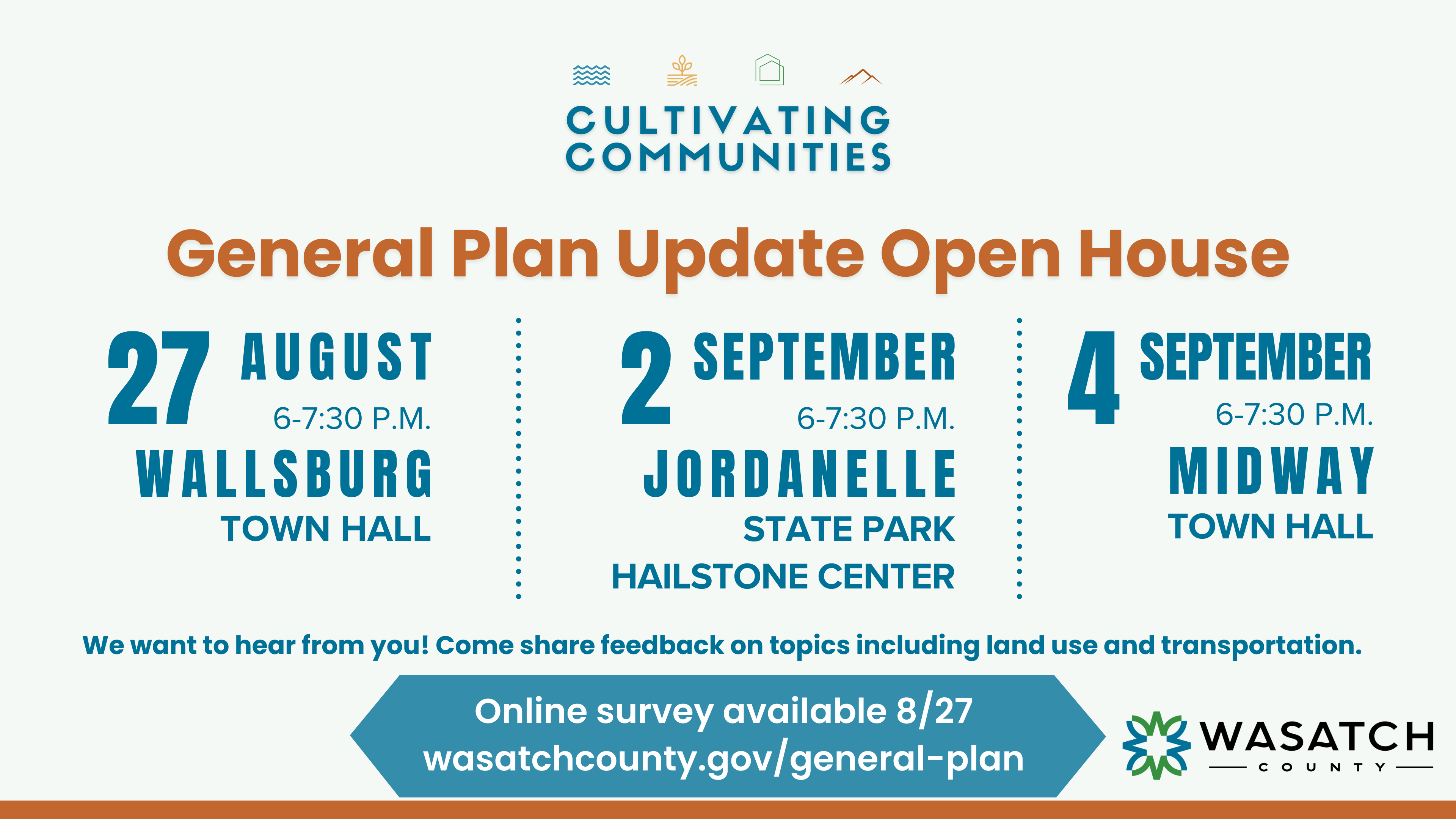 General plan open house